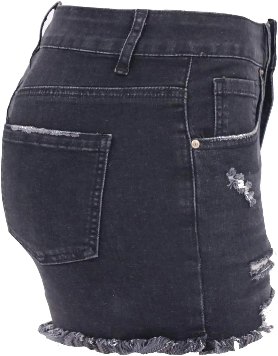 Atditama Women's Summer Ripped Jean Shorts Stretch Skinny Frayed Denim Shorts Beach Casual Women Shorts