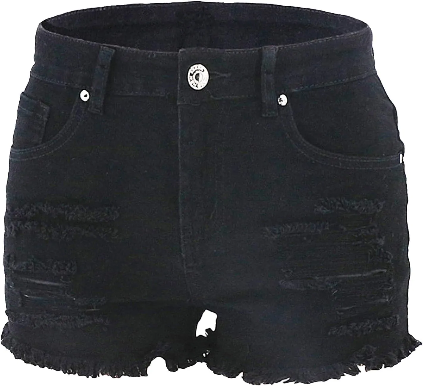 Atditama Women's Summer Ripped Jean Shorts Stretch Skinny Frayed Denim Shorts Beach Casual Women Shorts