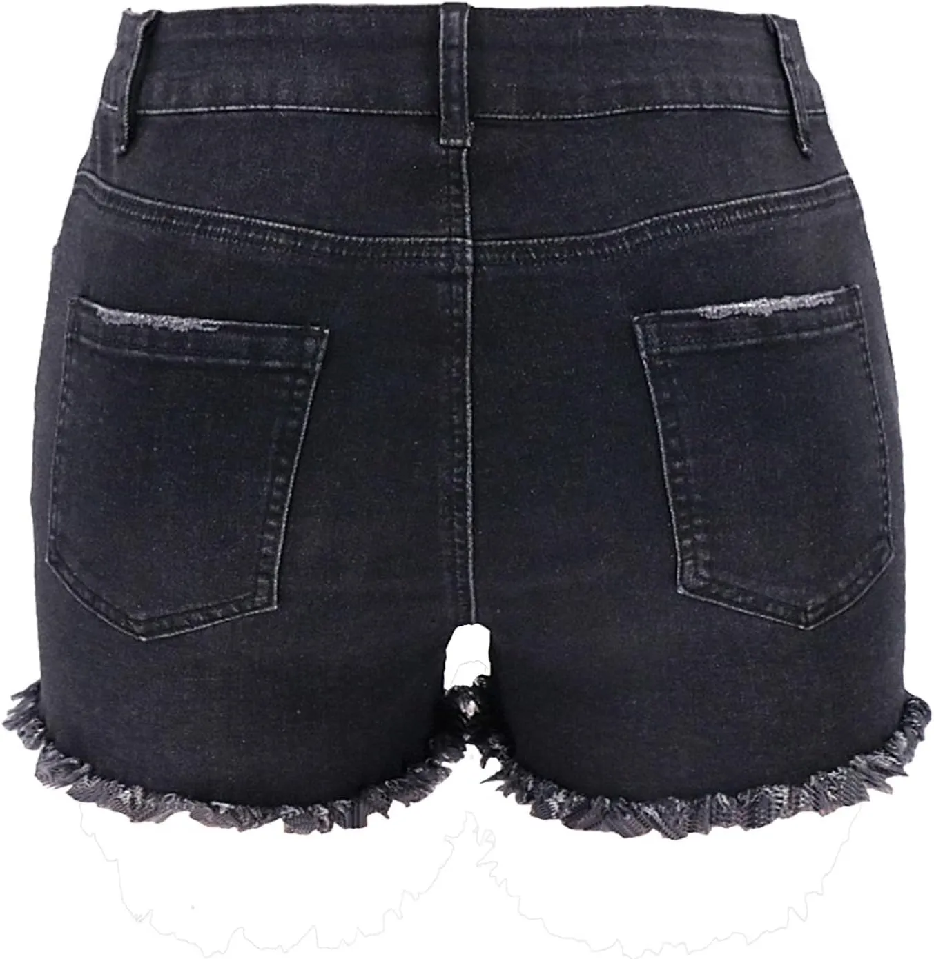 Atditama Women's Summer Ripped Jean Shorts Stretch Skinny Frayed Denim Shorts Beach Casual Women Shorts