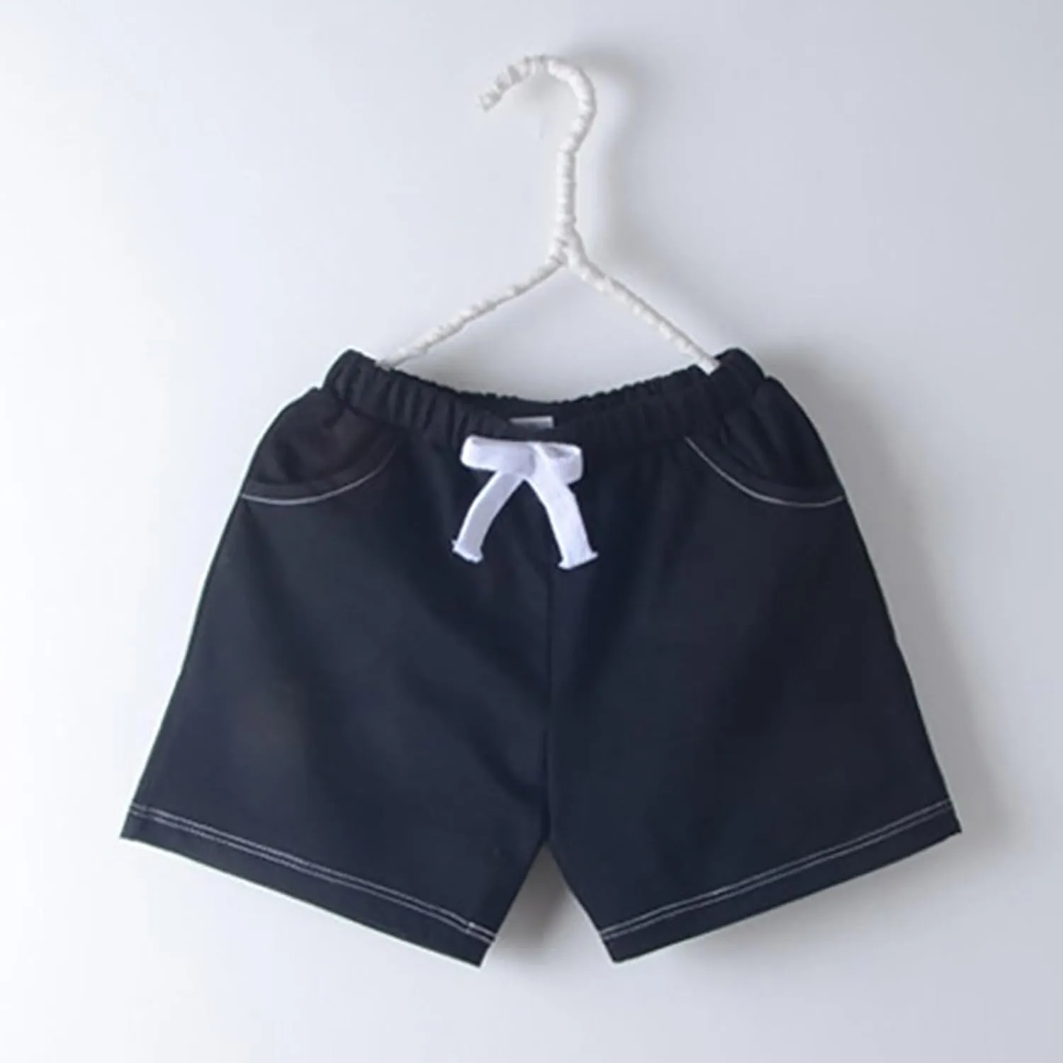 Baby Boys Pull On Cargo Shorts Cotton Drawstring Stretch Chino Shorts for Girls Summer Toddler Joggers Pockets