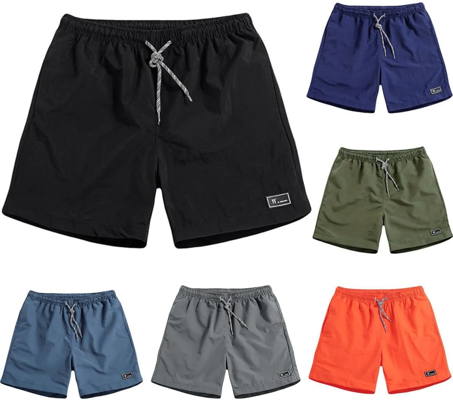 BIFUTON Gym Shorts Men 5 Inch Athletic Shorts Stretch Waist Running Shorts for Men Quick Dry Beach Board Shorts Summer Shorts