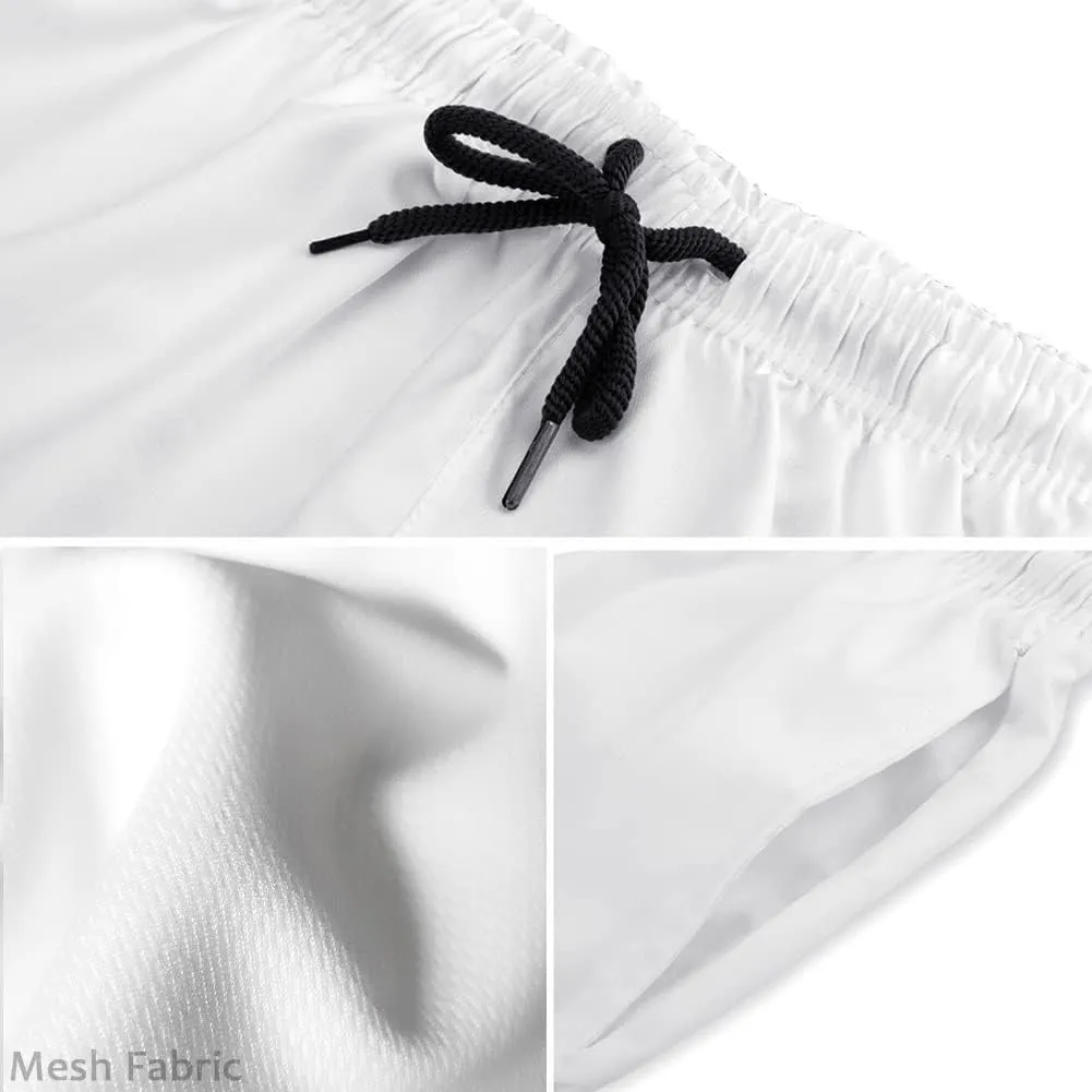 Black Workout Shorts Athletic Shorts - Viking Shorts Quick Dry Running Shorts Summer Beach Shorts Casual Board Shorts