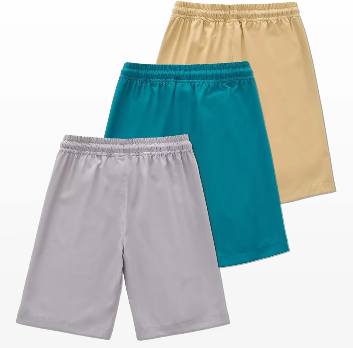 Boy's Athletic Shorts - 3 Pack Quick Dry Shorts Outdoor Sports Running Workout Shorts