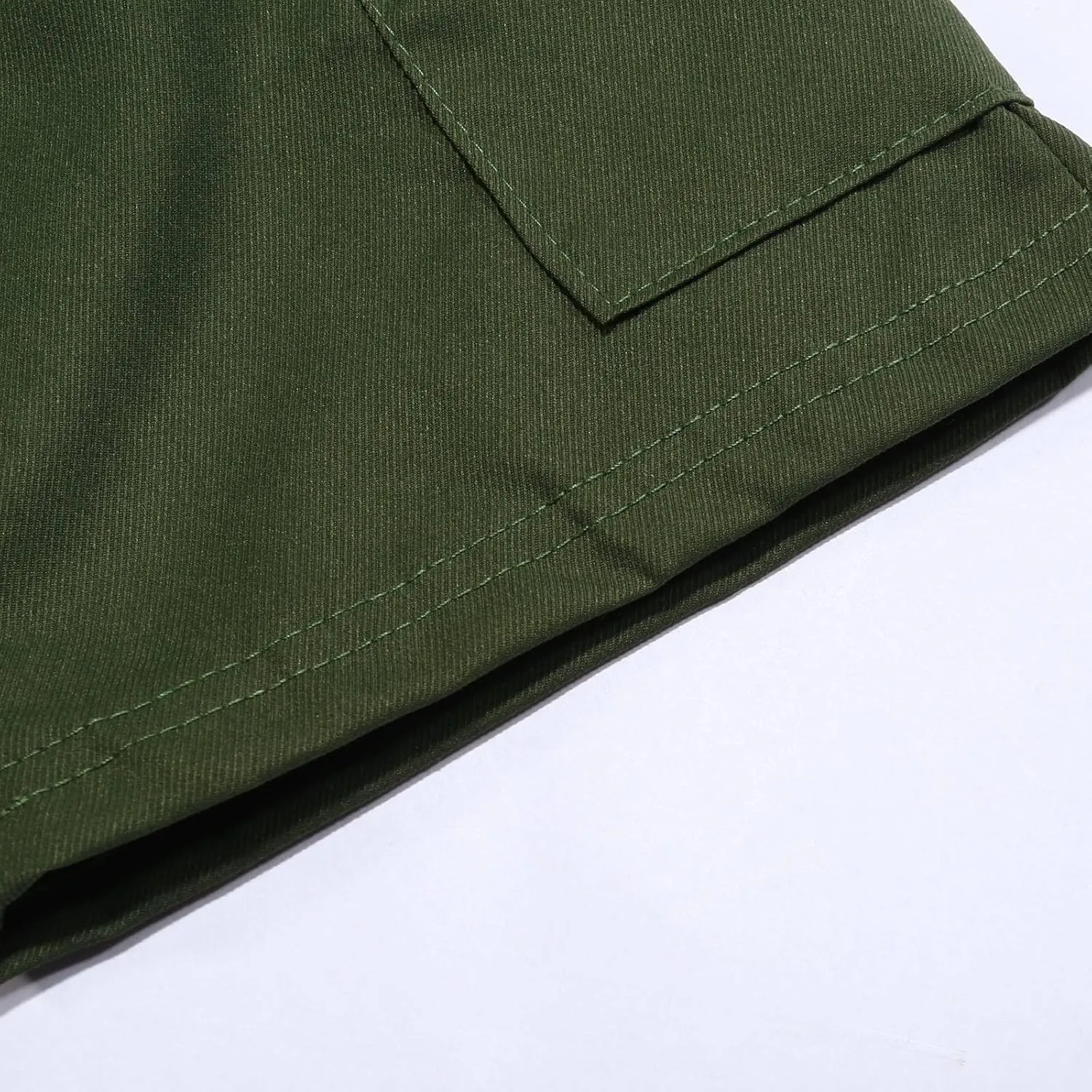 Boy's Baggy Cargo Shorts Straight Leg Cool Shorts Flap Pocket Letter Patched Short