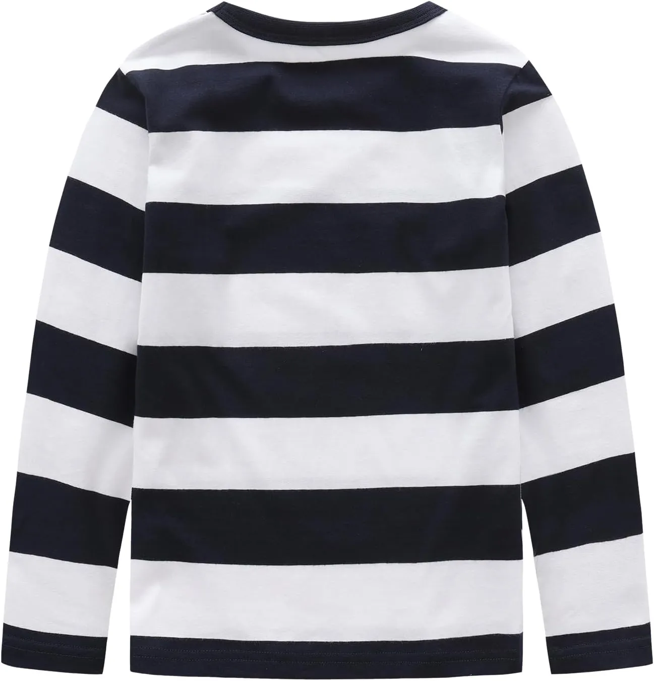 Boys Rainbow Striped Shirt Cotton Long Sleeve T-Shirts