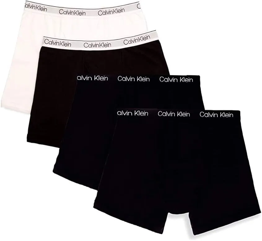 Calvin Klein Boys' Underwear Four Pack Boxer Brief Value Pack