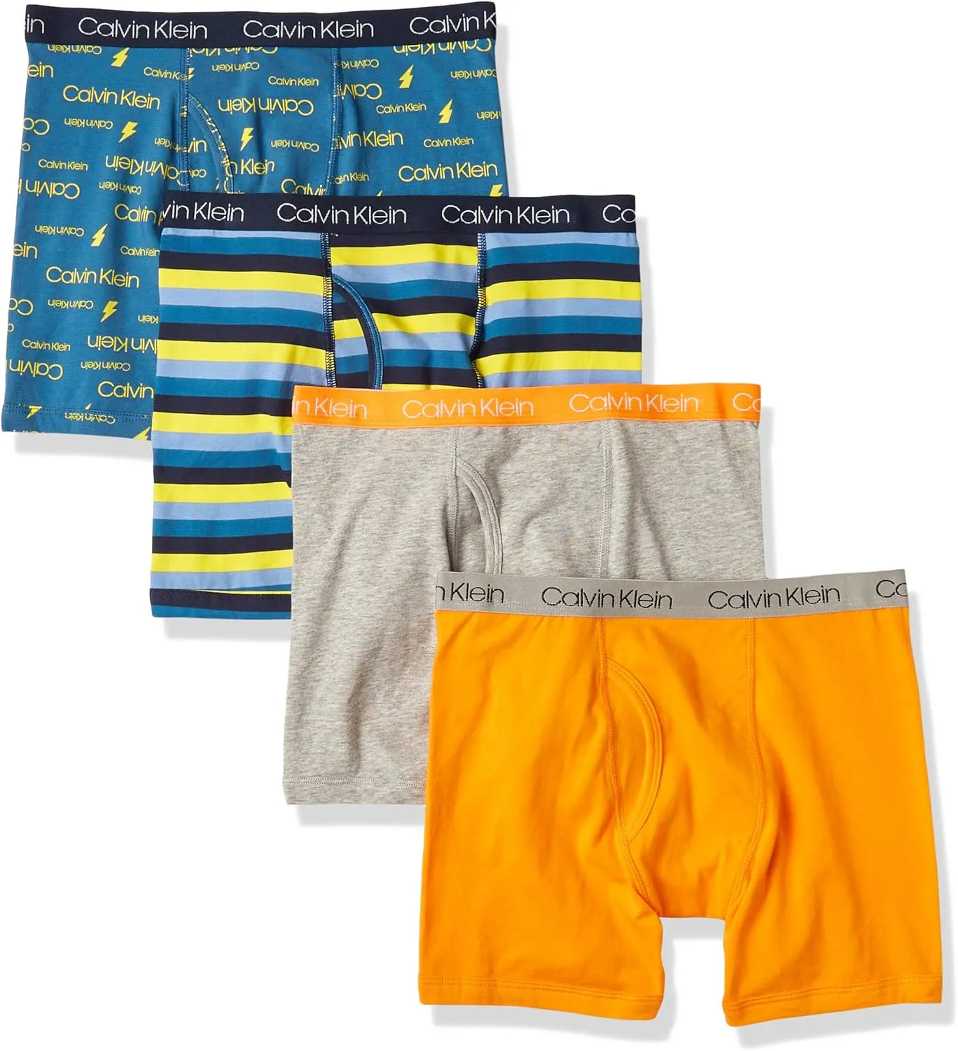 Calvin Klein Boys' Underwear Four Pack Boxer Brief Value Pack