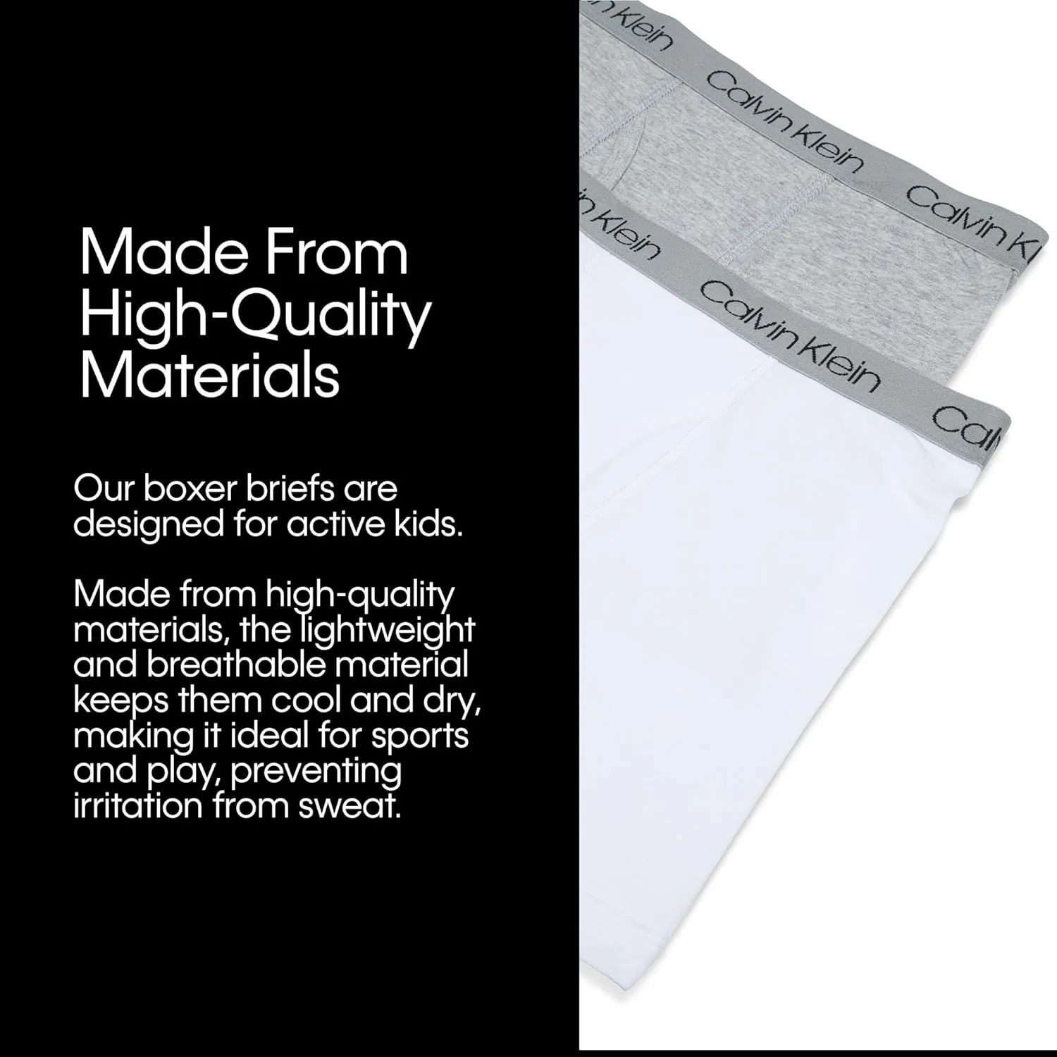 Calvin Klein Boys' Underwear Four Pack Boxer Brief Value Pack