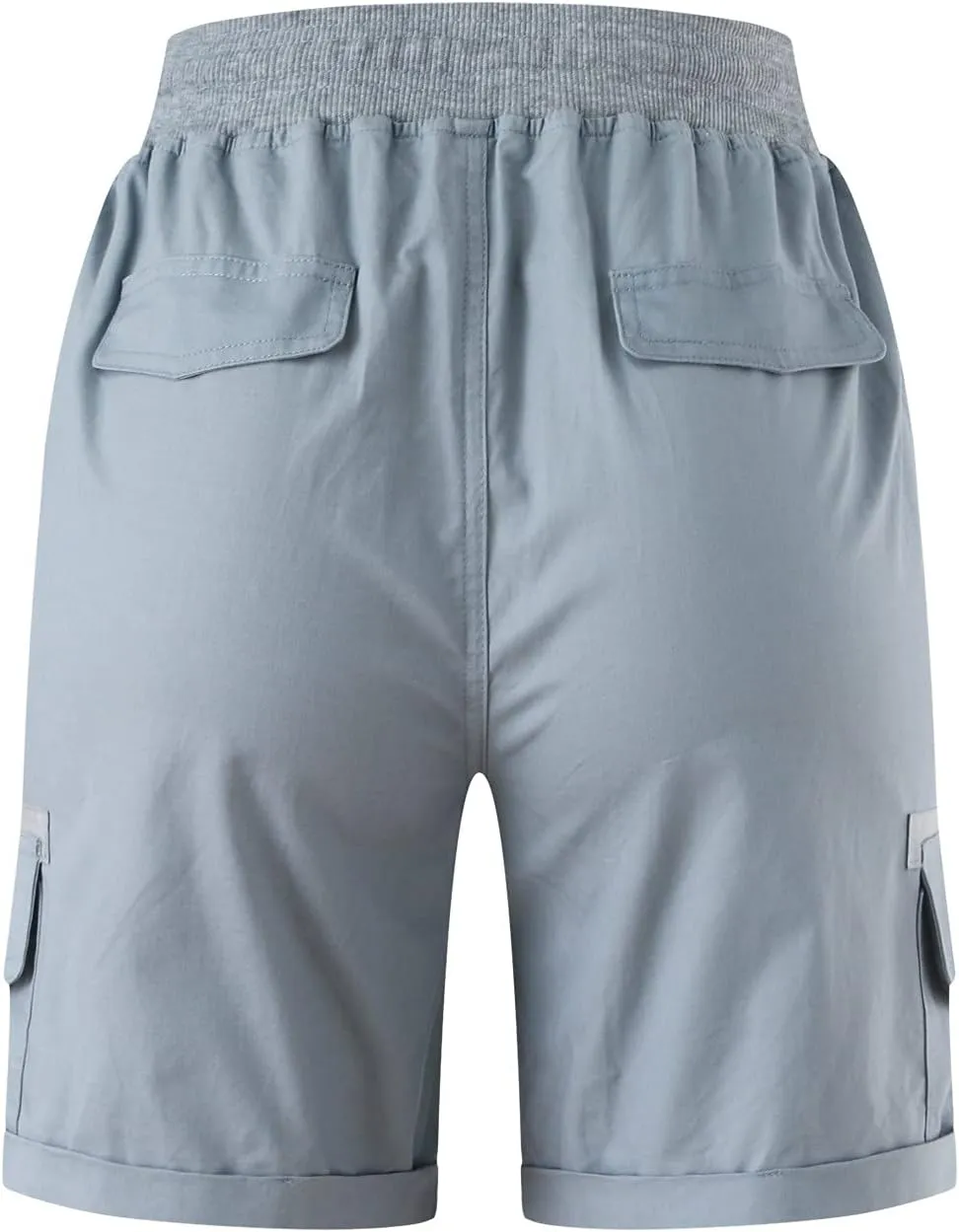 Cargo Shorts for Women Casual Summer Summer Pants Chino Shorts Lightweight Elastic Waist Athletic Shorts 2024