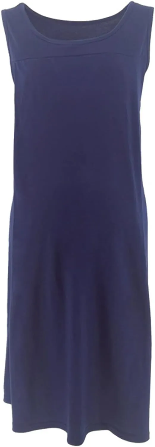 Cotton Sleeveless Nursing Nightgown Women Comfy Maternity Pregnancy Tank Dress Labor Delivery Breastfeeding Dresses