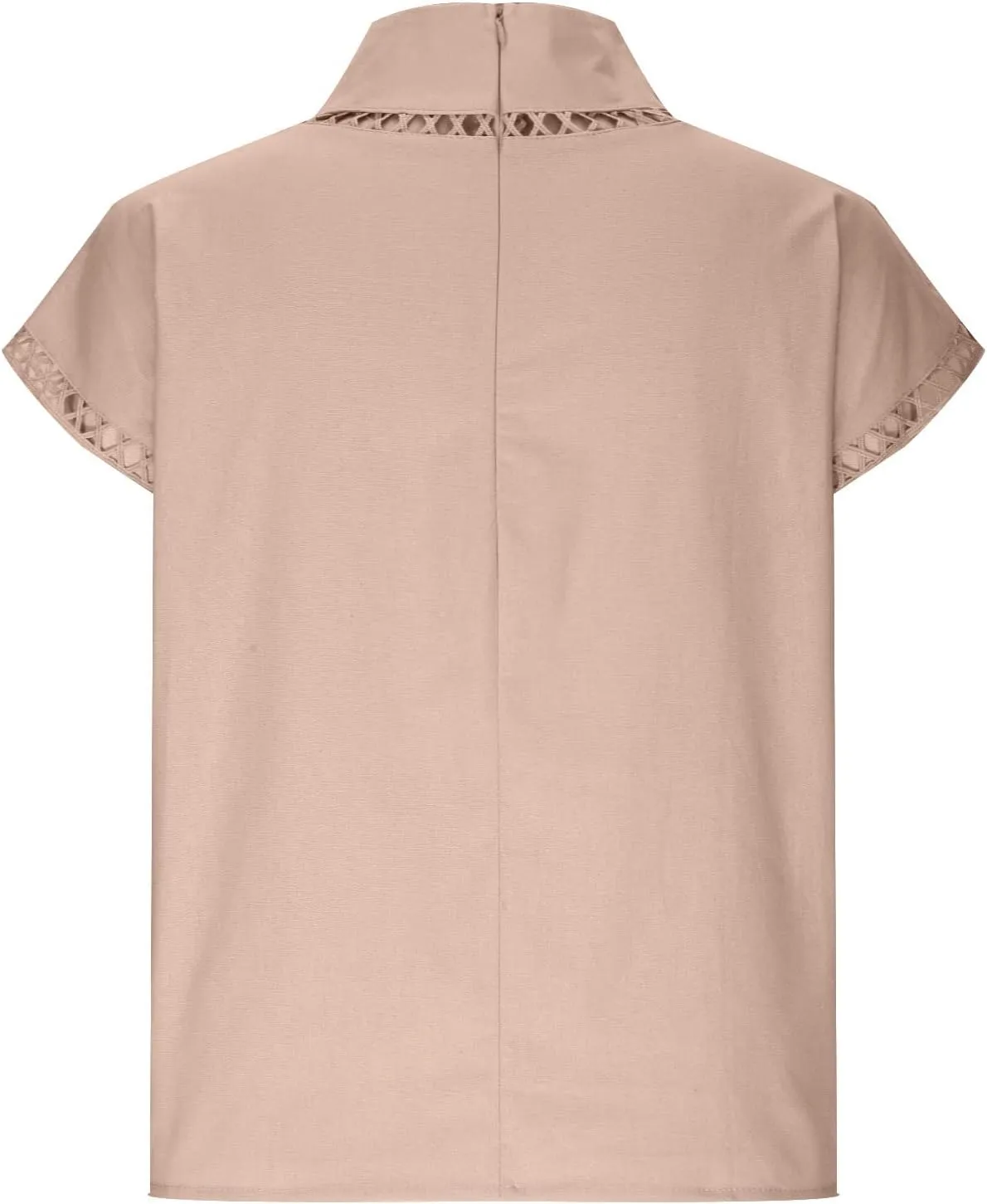 Cotton Tshirts for Women Elegant Cap Sleeve Solid Cotton Linen Tops Summer Fashion Blouse Going Out Trendy Clothes