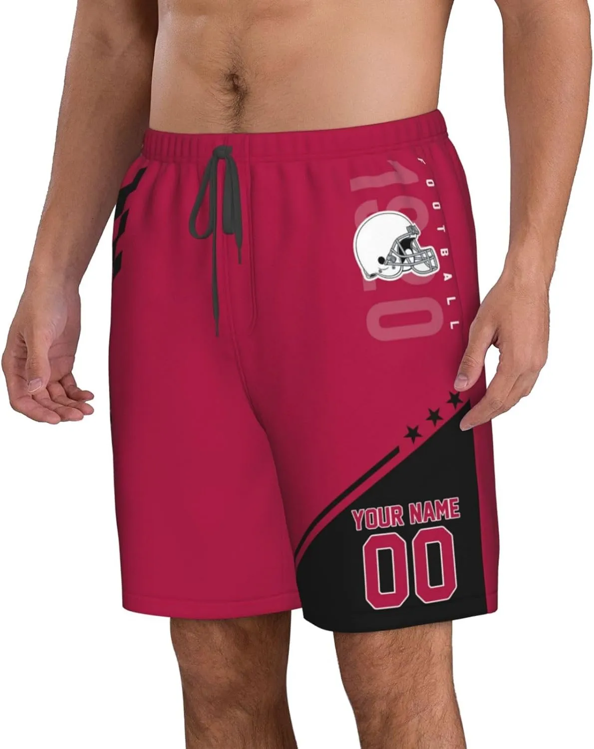 Custom Football Shorts Quick Dry Sports Shorts Personalized Running Shorts Outdoor Shorts Custom Beach Shorts