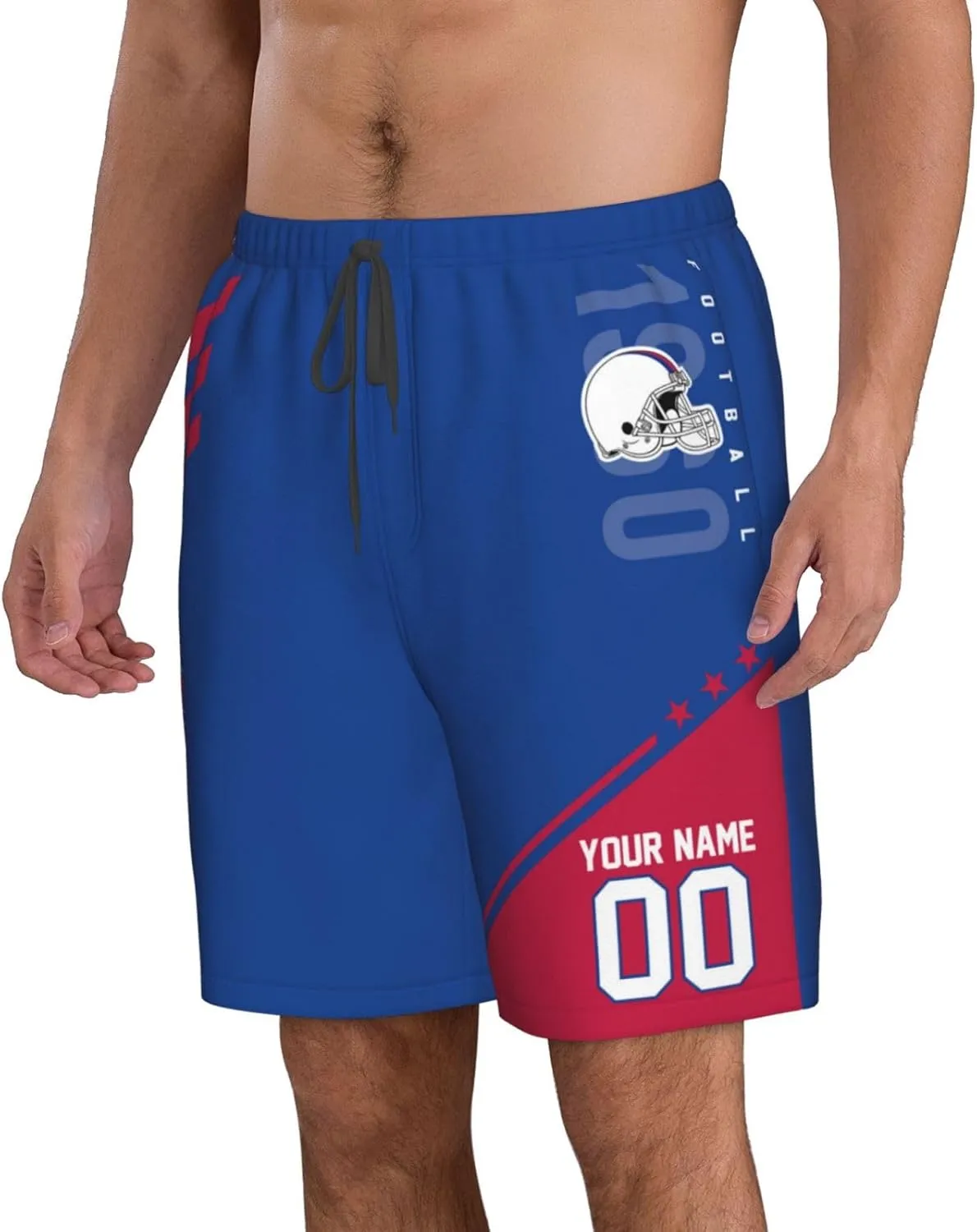 Custom Football Shorts Quick Dry Sports Shorts Personalized Running Shorts Outdoor Shorts Custom Beach Shorts