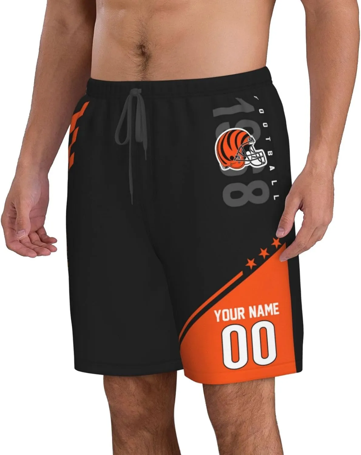 Custom Football Shorts Quick Dry Sports Shorts Personalized Running Shorts Outdoor Shorts Custom Beach Shorts