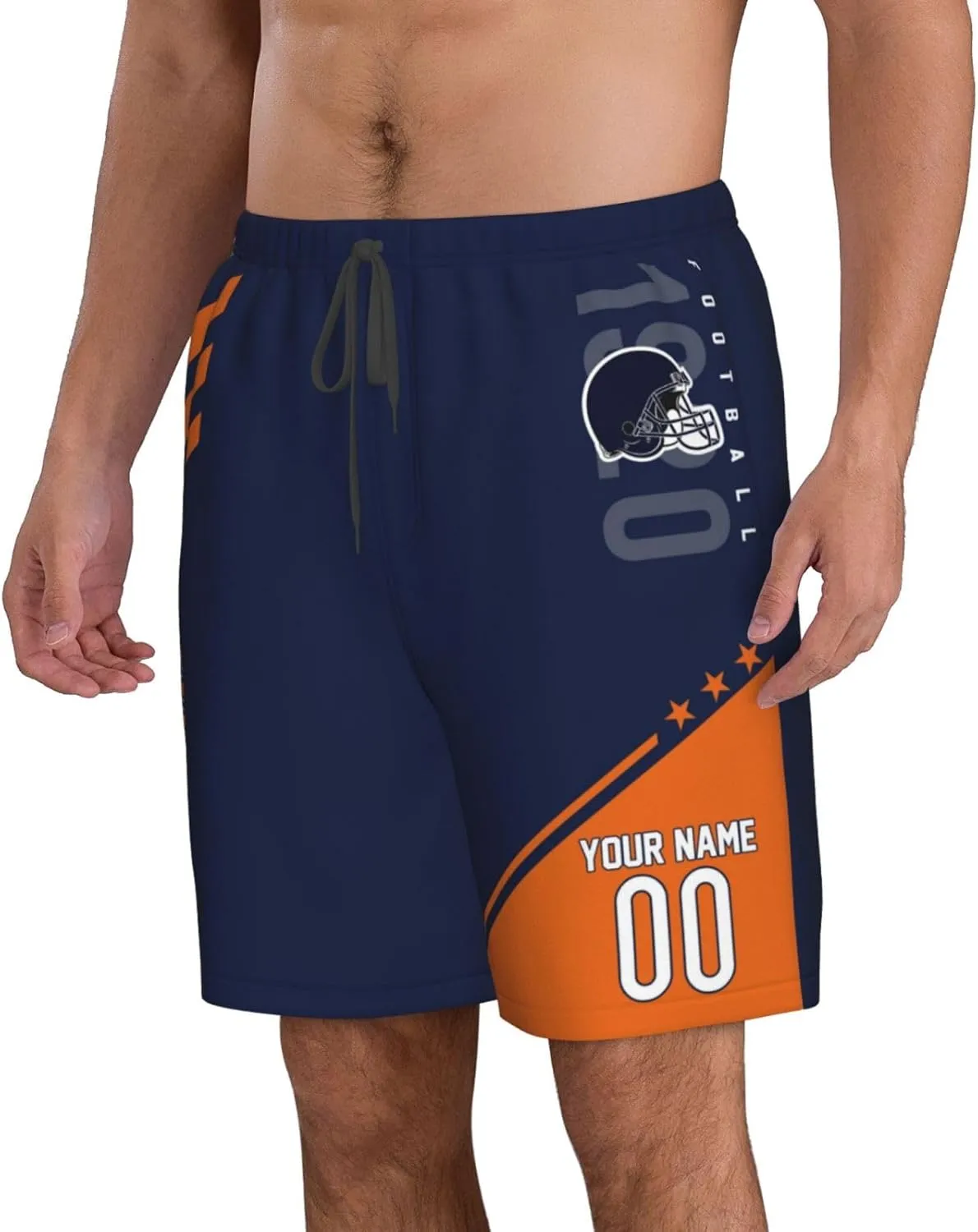 Custom Football Shorts Quick Dry Sports Shorts Personalized Running Shorts Outdoor Shorts Custom Beach Shorts