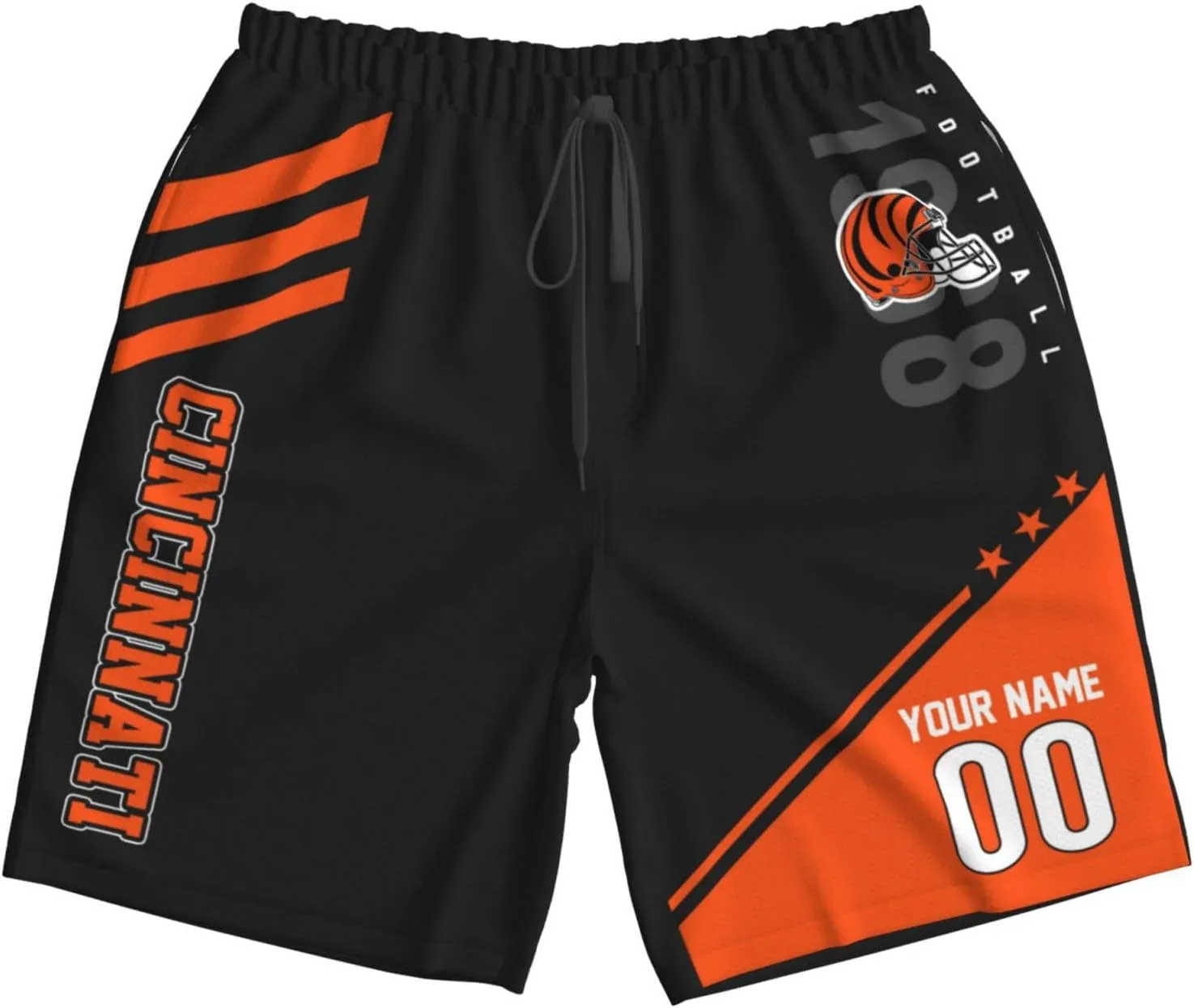 Custom Football Shorts Quick Dry Sports Shorts Personalized Running Shorts Outdoor Shorts Custom Beach Shorts