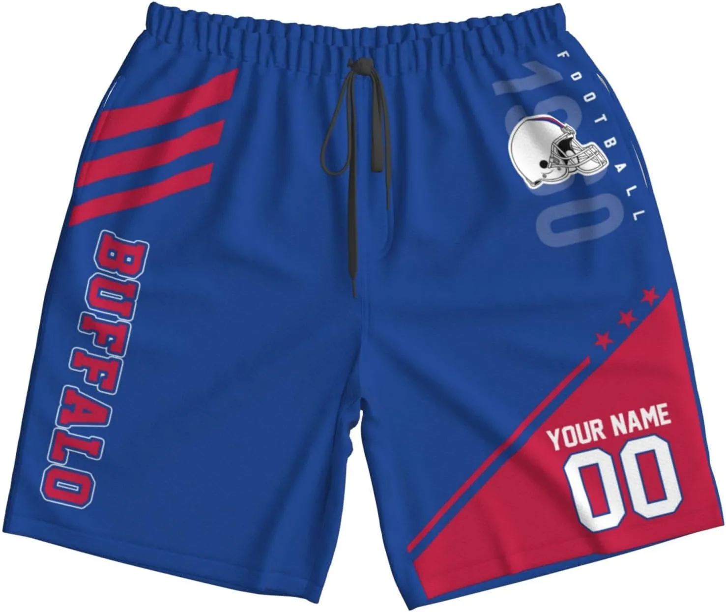 Custom Football Shorts Quick Dry Sports Shorts Personalized Running Shorts Outdoor Shorts Custom Beach Shorts