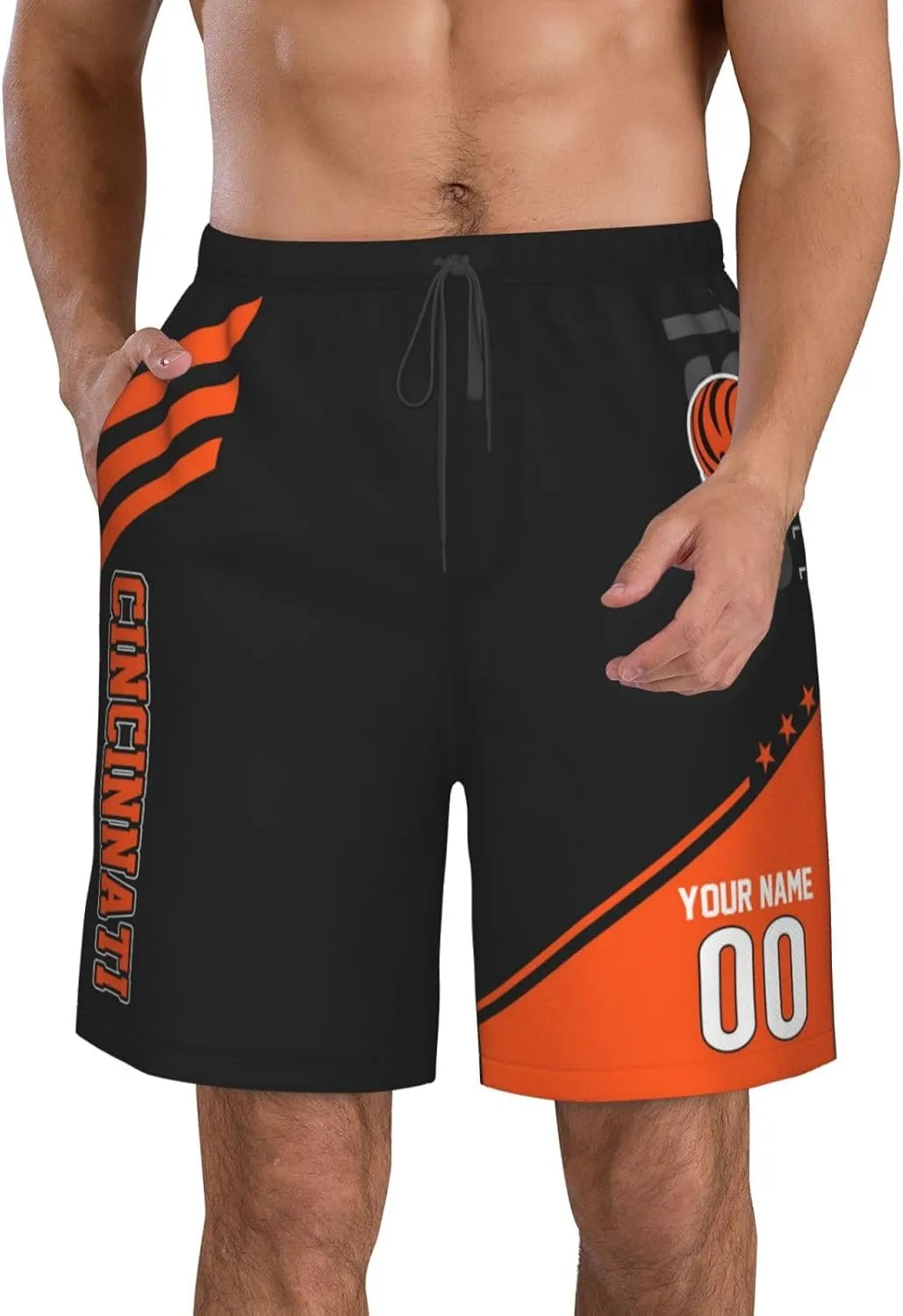 Custom Football Shorts Quick Dry Sports Shorts Personalized Running Shorts Outdoor Shorts Custom Beach Shorts