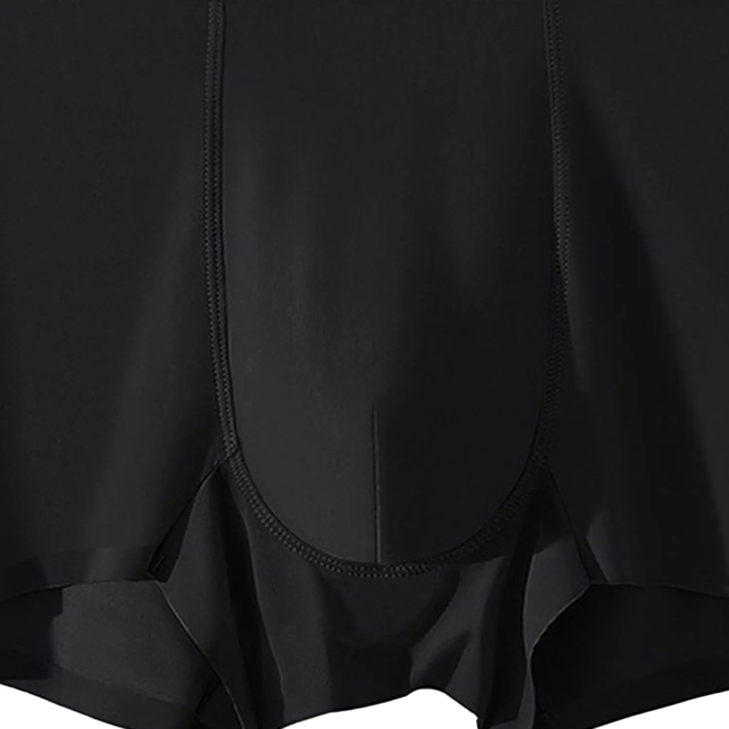 DGHM-JLMY Men's Ice Silk Summer Thin Underwear Seamless Solid Color Boyshort Breathable Boxer Briefs Shorts 2-Pack