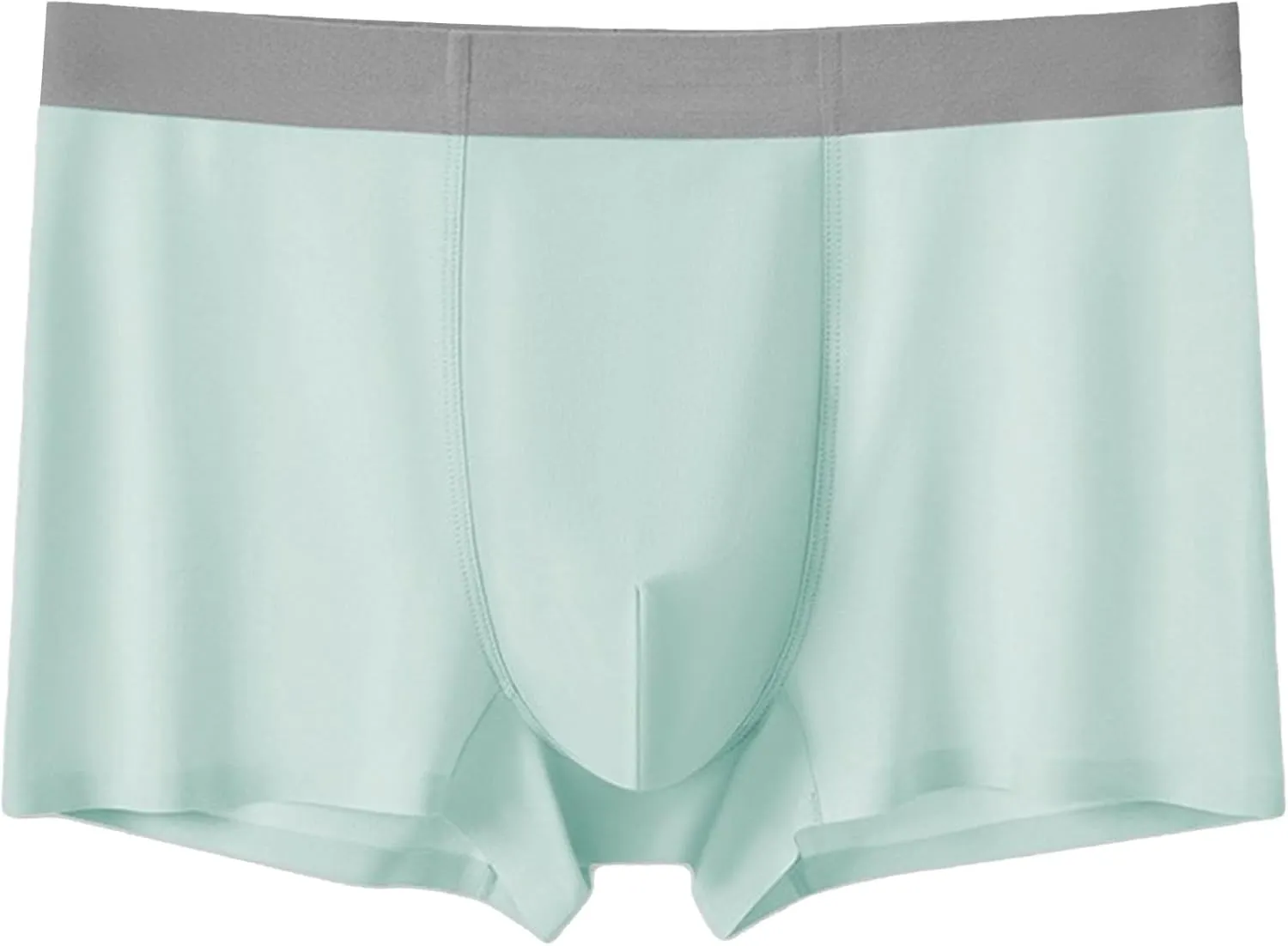 DGHM-JLMY Men's Seamless Underwear Trunks Shorts Ice Silk Sexy Transparent Underpants Lightweight Breathable Boxer Briefs