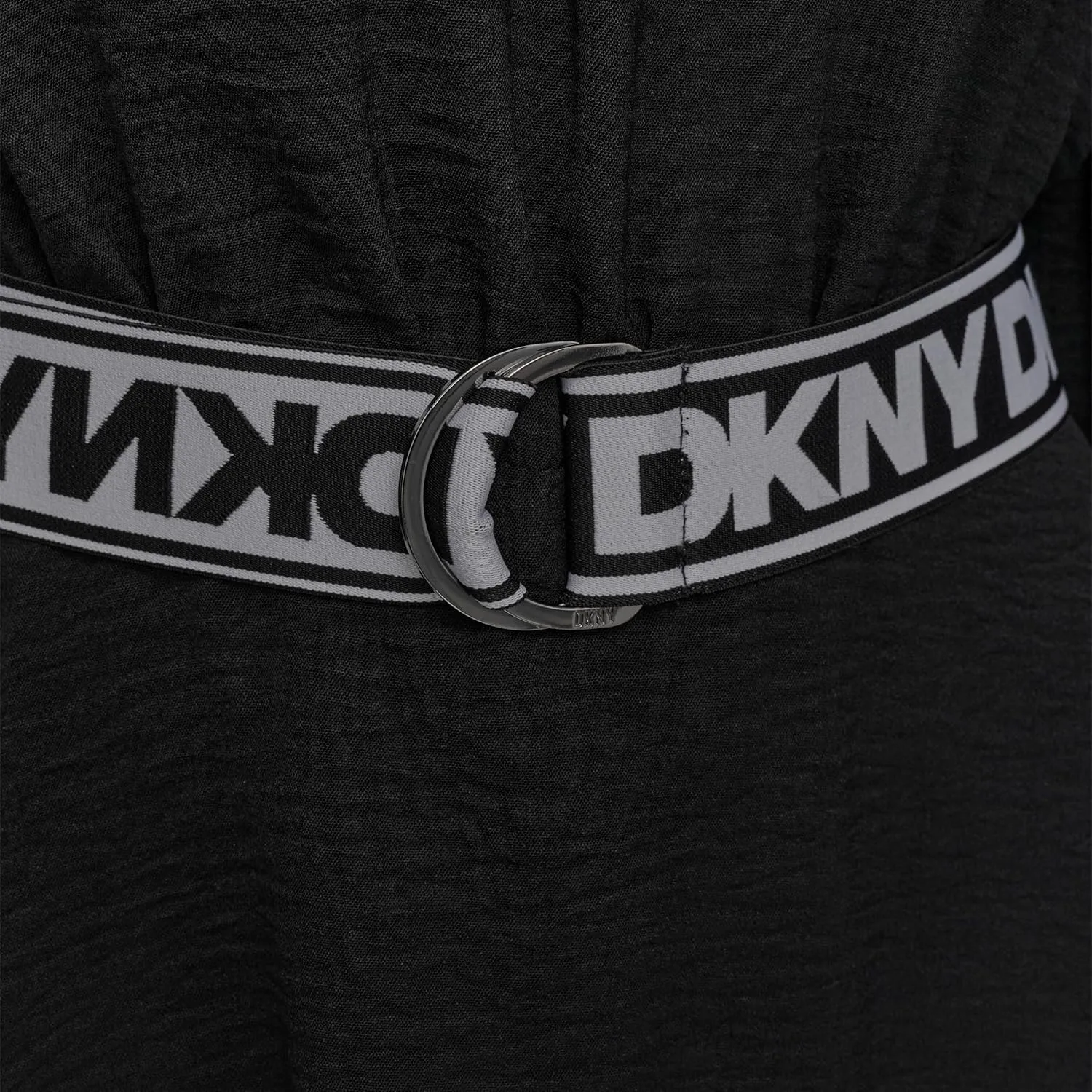 DKNY womens Balloon Sleeve Belted Fit & Flare Mini Dress