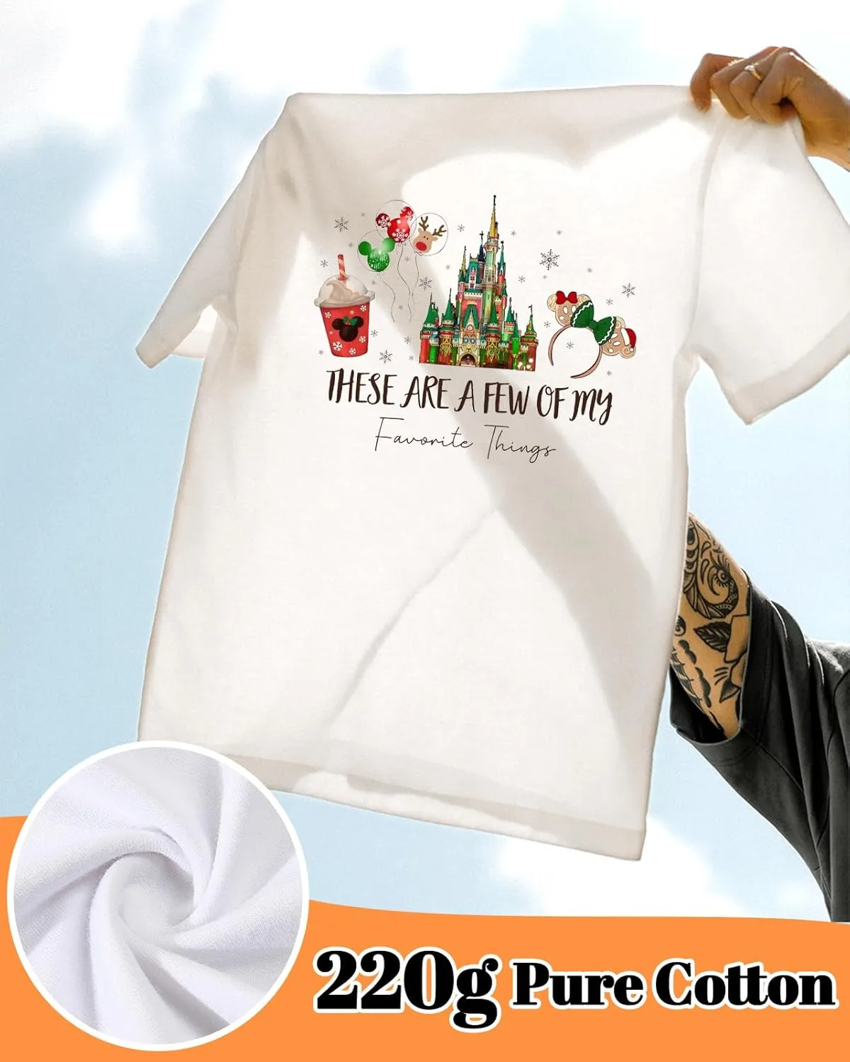 Flafens Graphic Tees T Shirts for Women - Cute Womens T-Shirts Cotton Tshirts Tops Teens Girls