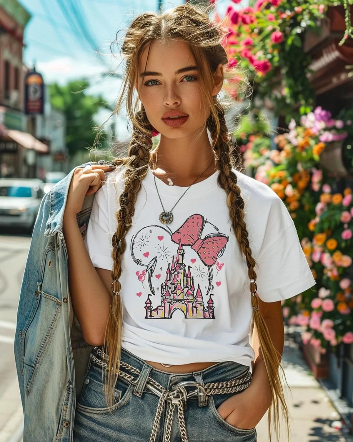 Flafens T Shirts for Women Graphic Tees - Womens T-Shirts Cotton Cute Fit Tshirts Teens Girls