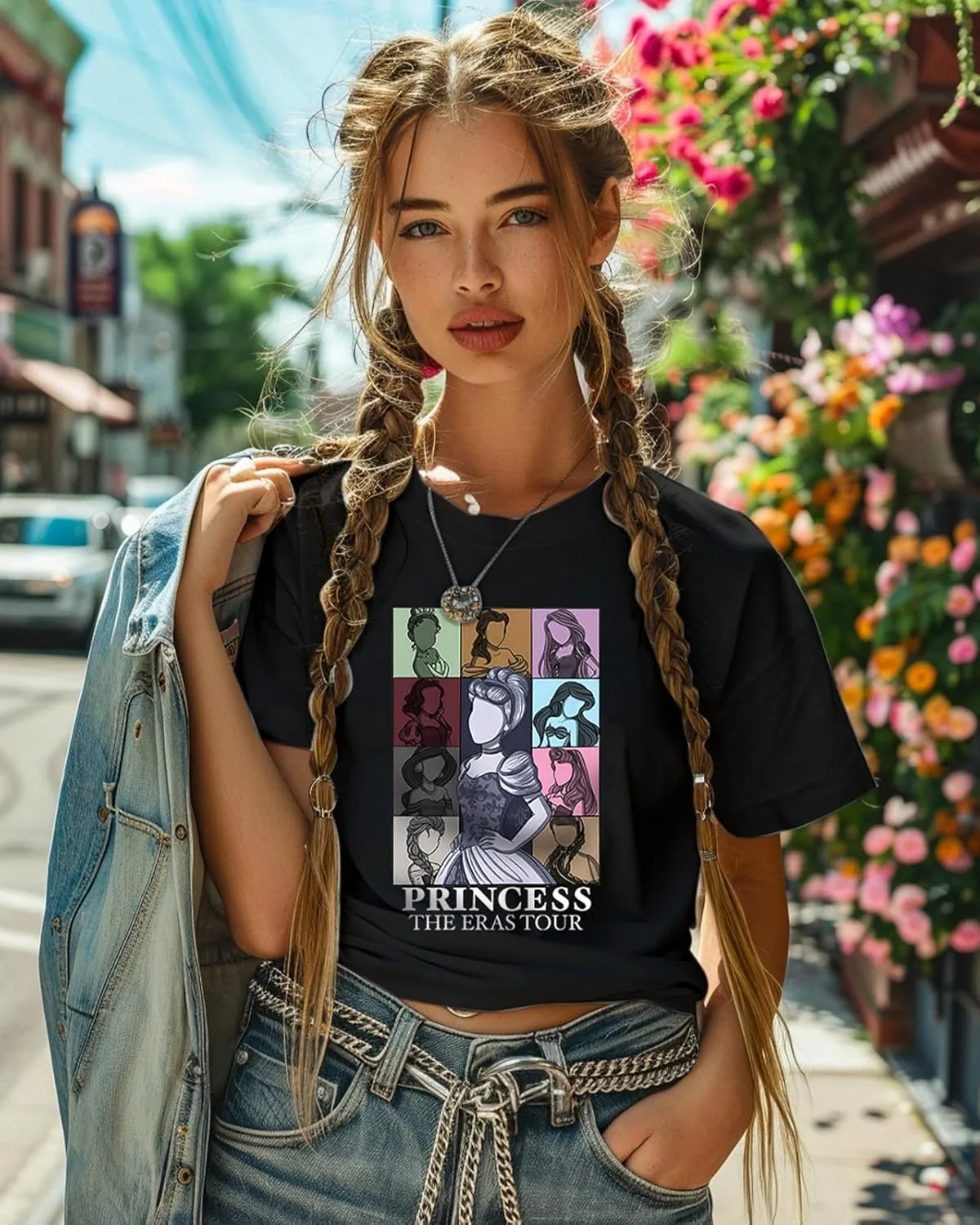 Flafens T Shirts for Women Graphic Tees - Womens T-Shirts Cotton Cute Fit Tshirts Teens Girls