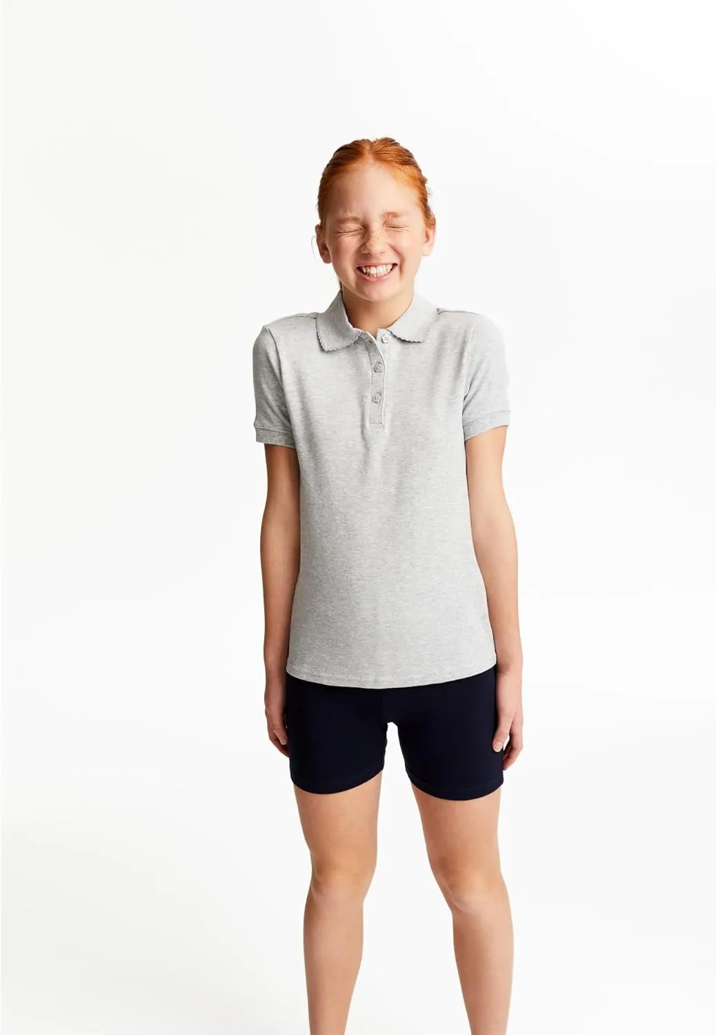 French Toast Girls' Stretch Kick Biker Shorts