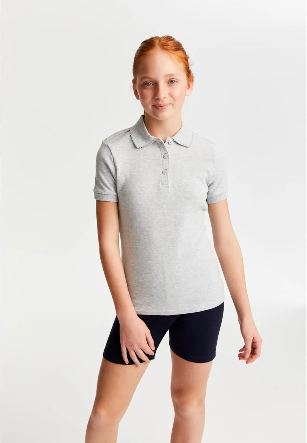 French Toast Girls' Stretch Kick Biker Shorts