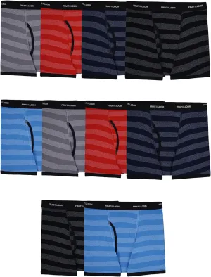 Fruit of the Loom Boys' and Toddler Boxer Briefs, Tag Free & Breathable Underwear, Assorted Color Multipacks