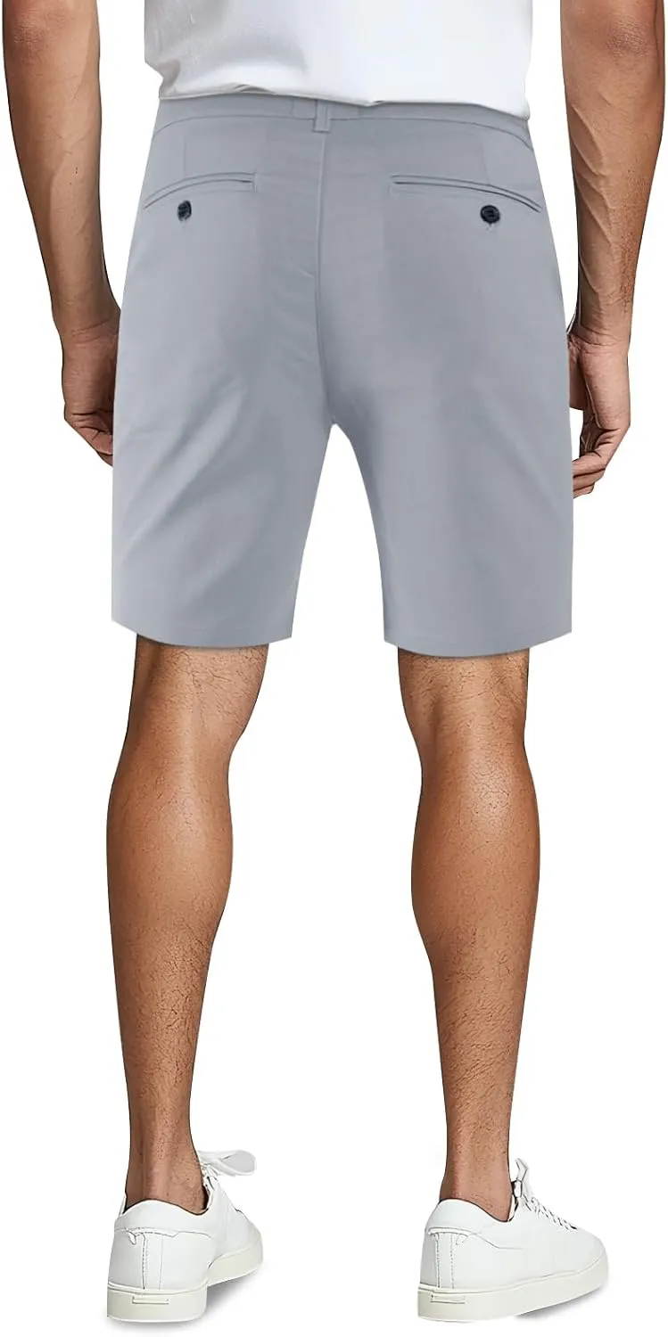 GINGTTO Mens Chino Shorts 9" Inseam Dress Shorts for Men Stretch