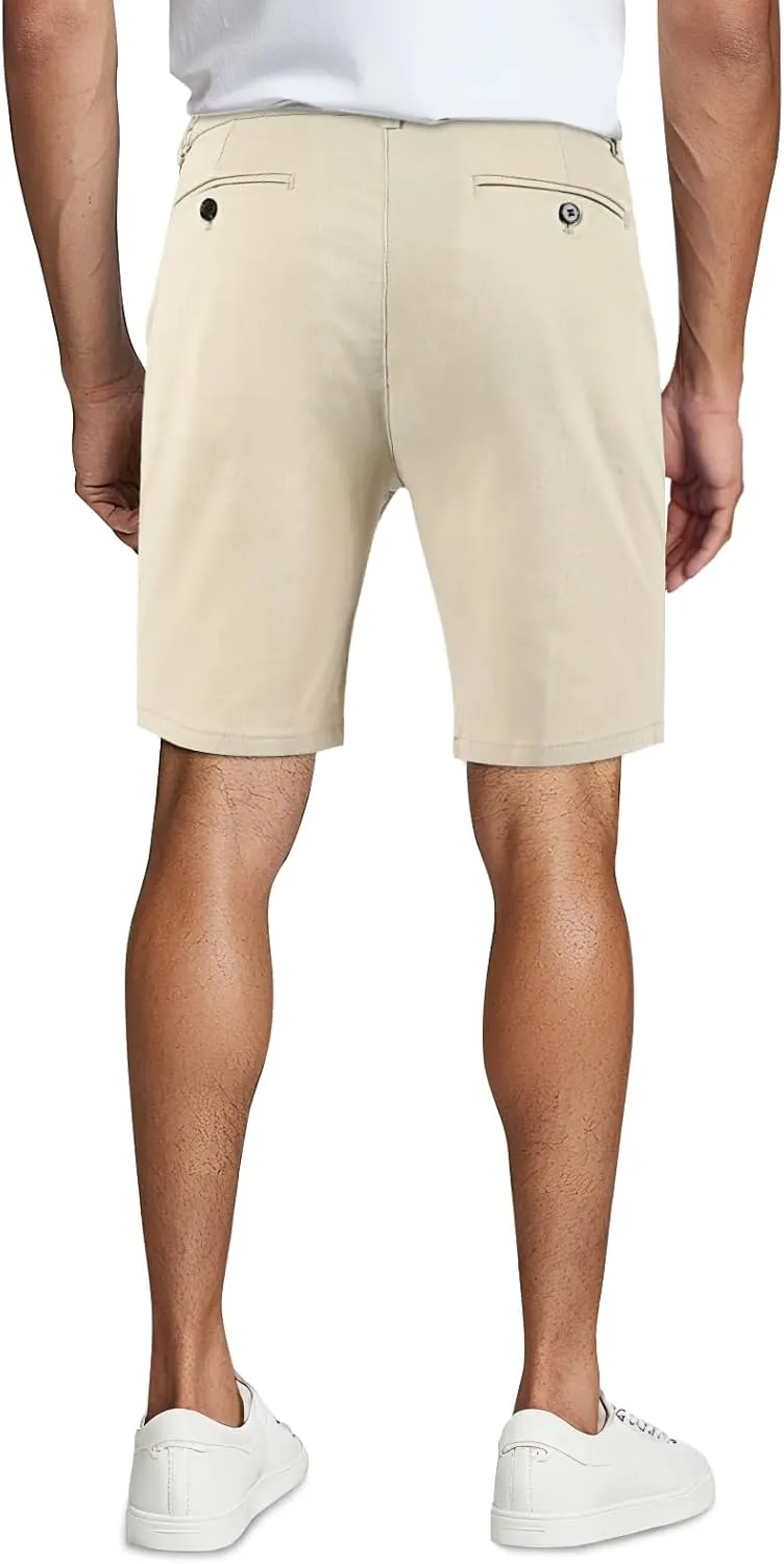 GINGTTO Mens Chino Shorts 9" Inseam Dress Shorts for Men Stretch