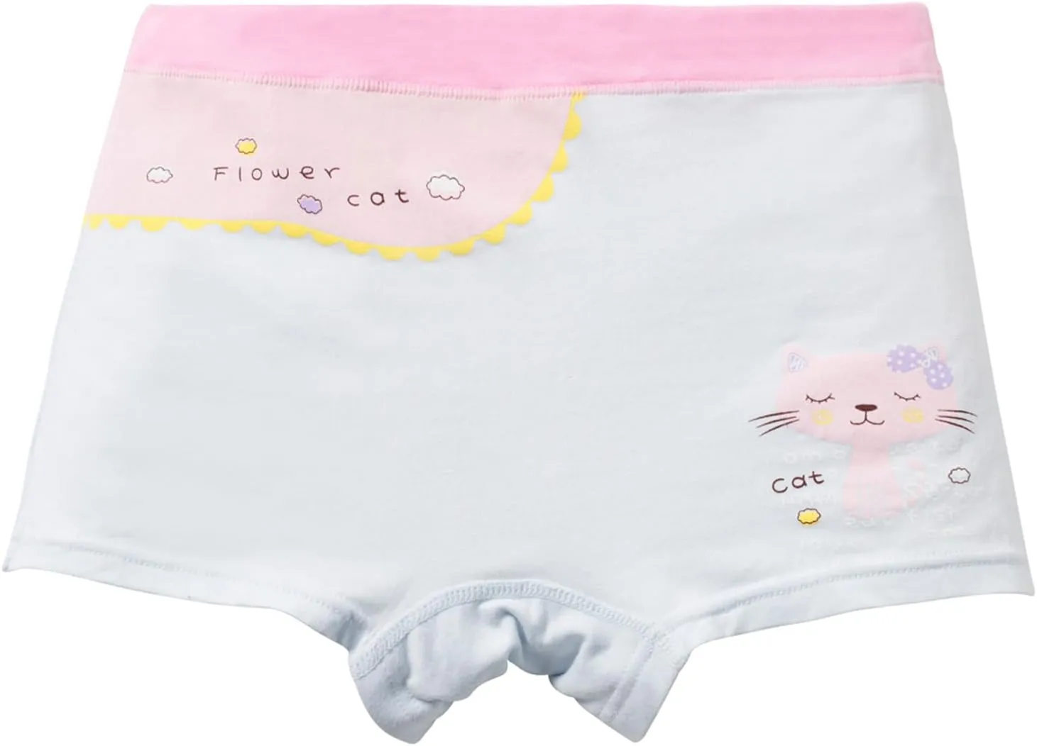 Girls Cotton Underwear Soft Boy Shorts Kids Boxer Briefs Panties(Pack of 5)