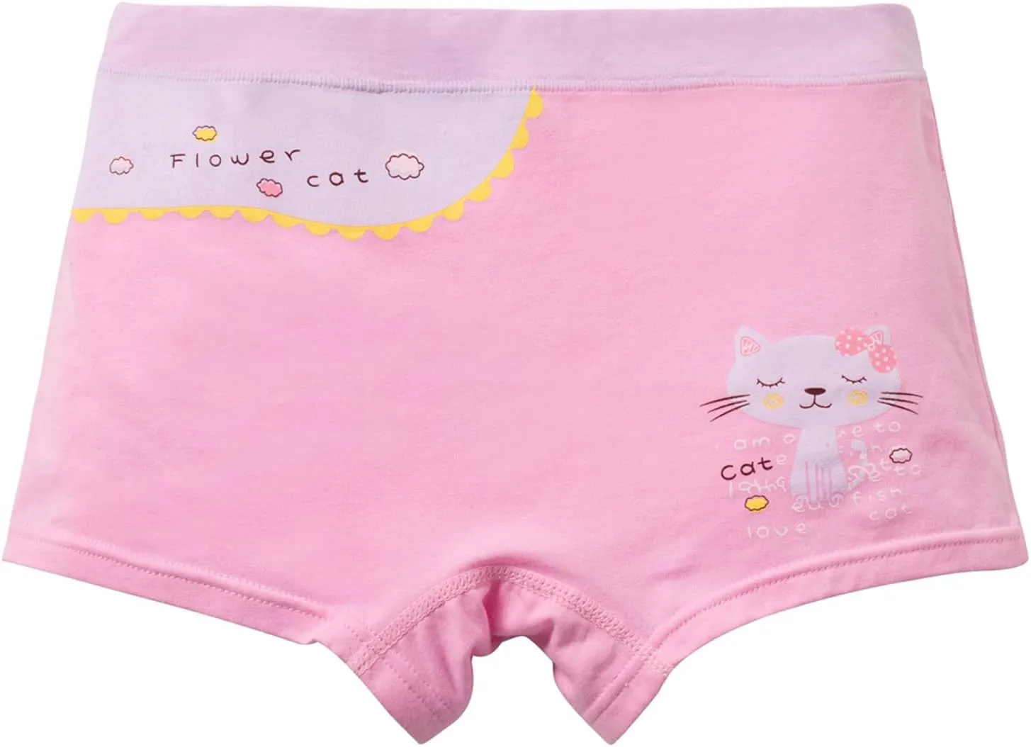 Girls Cotton Underwear Soft Boy Shorts Kids Boxer Briefs Panties(Pack of 5)