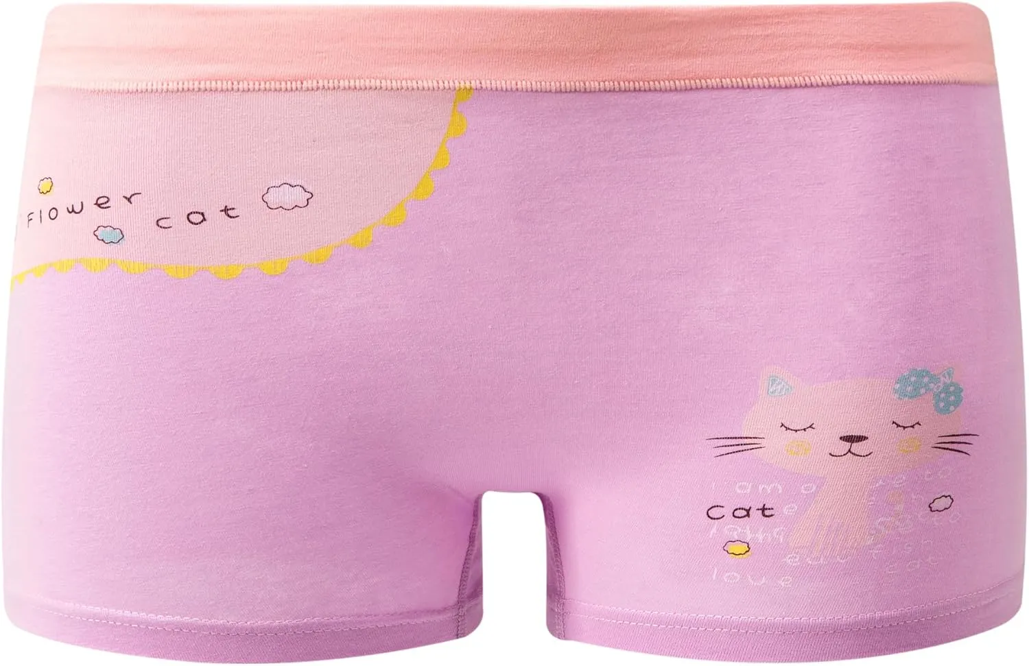Girls Cotton Underwear Soft Boy Shorts Kids Boxer Briefs Panties(Pack of 5)