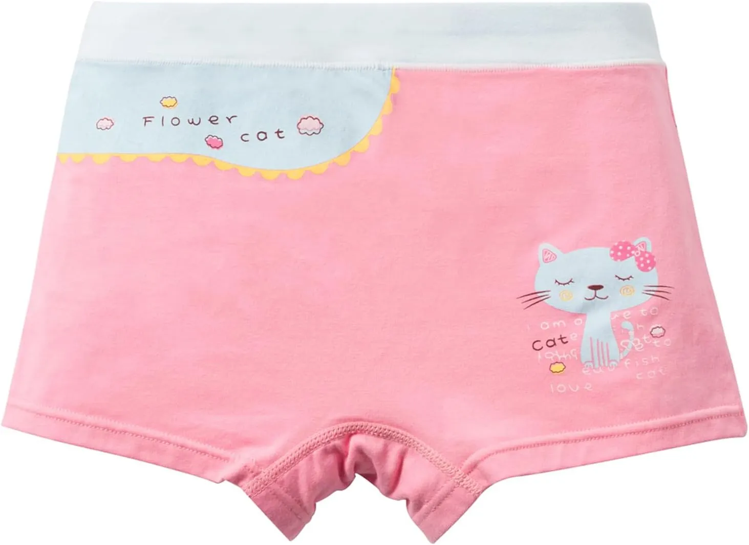 Girls Cotton Underwear Soft Boy Shorts Kids Boxer Briefs Panties(Pack of 5)