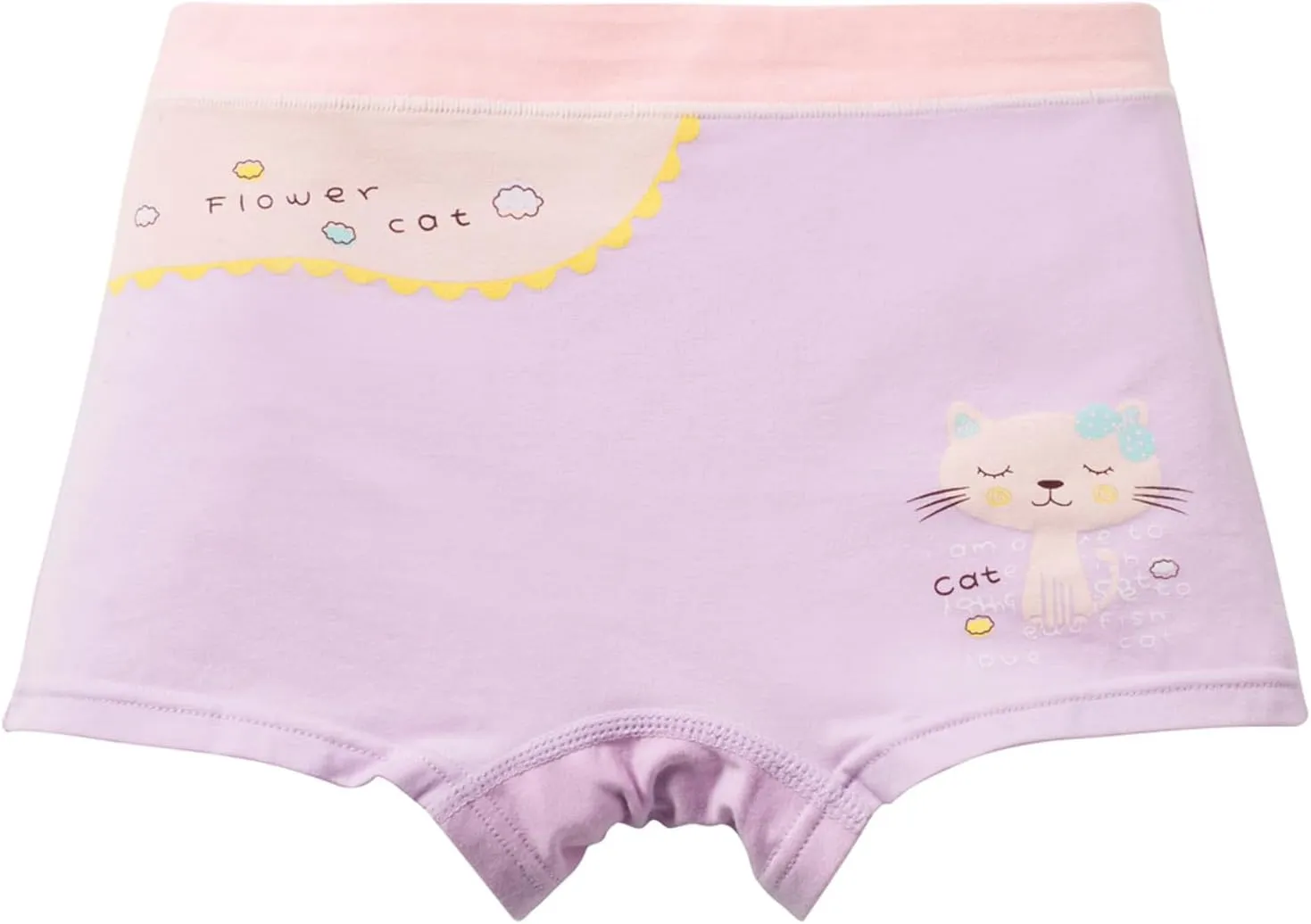 Girls Cotton Underwear Soft Boy Shorts Kids Boxer Briefs Panties(Pack of 5)