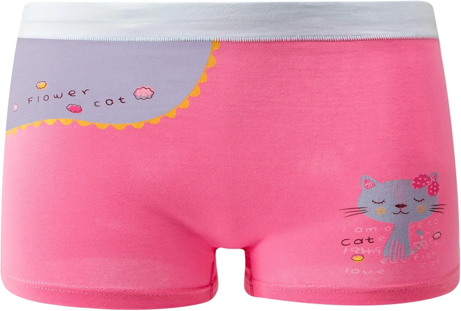 Girls Cotton Underwear Soft Boy Shorts Kids Boxer Briefs Panties(Pack of 5)