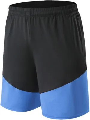 Gym Shorts Men Elastic Stretch Quick Dry Running Basketball Shorts Workout Drawstring Performance Athletic Shorts