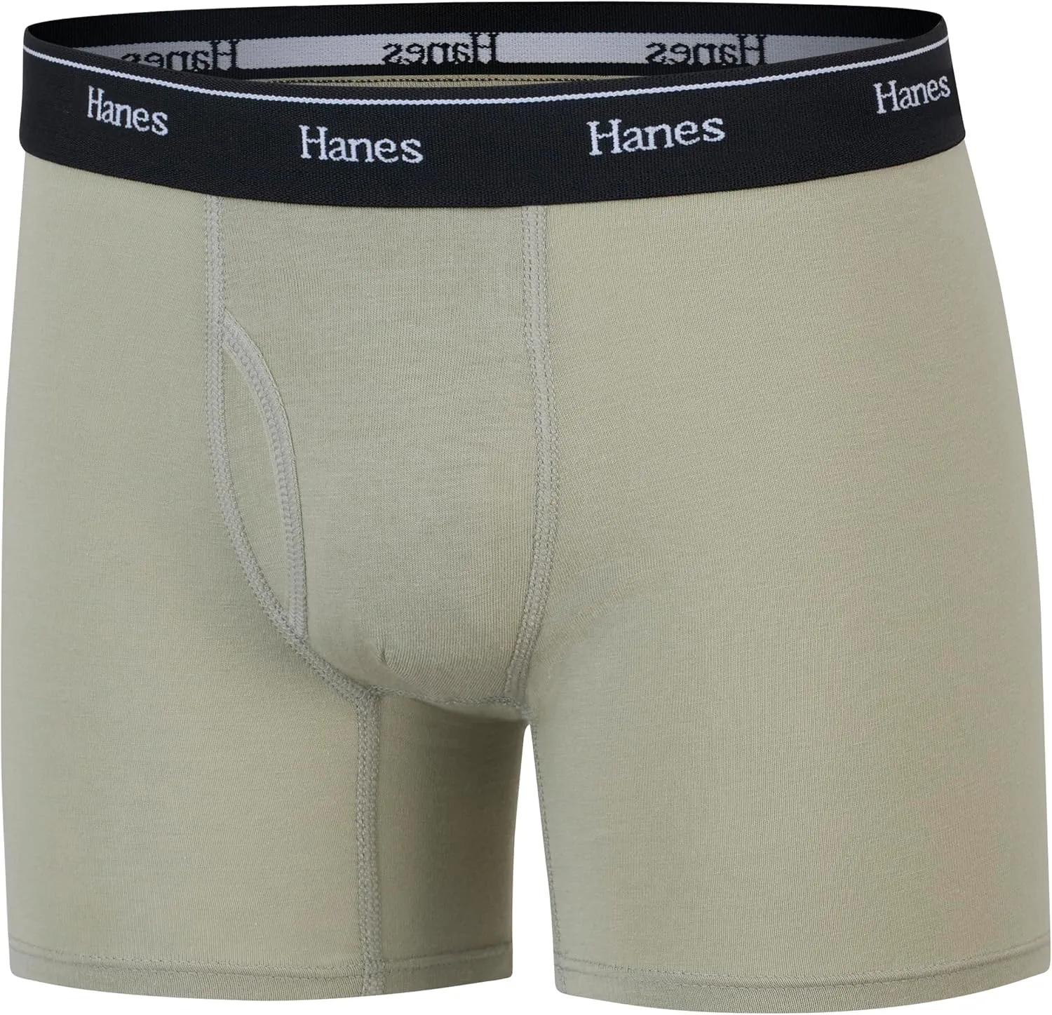 Hanes Boys' Originals Boxer Briefs, Tween Boy Underwear, Cotton Stretch, 6-Pack