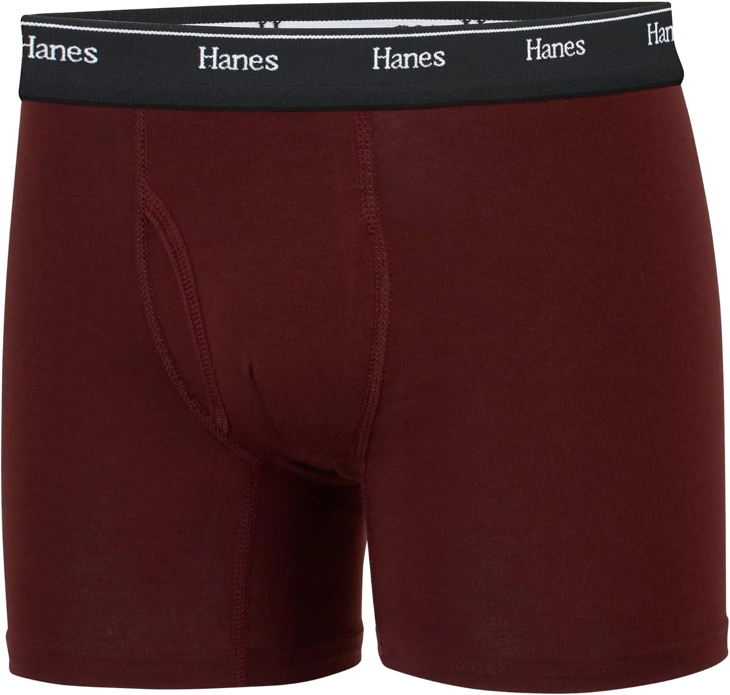 Hanes Boys' Originals Boxer Briefs, Tween Boy Underwear, Cotton Stretch, 6-Pack