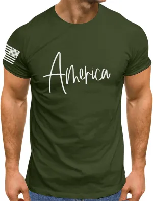 Independence Day Shirt Round Neck Short Sleeve Workout USA Flag Shirts Tee Shirts Mens Pack 2xlt USA Distressed Flag