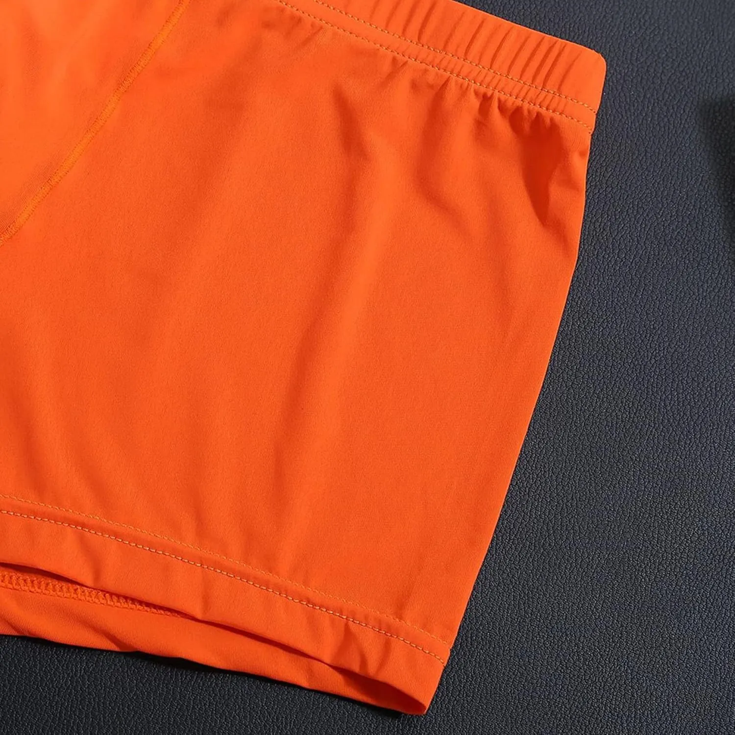 JEKE-DG Mens Ice Silk Boxer Brief Classic Breathable Underwear Elastic Waistband Trunks Enhancing Underpants