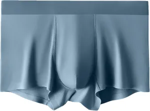 JEKE-DG Men's Ice Silk Boxer Briefs Cotton Modal Seamless Panties Underwear Sexy Breathable Briefs Shorts