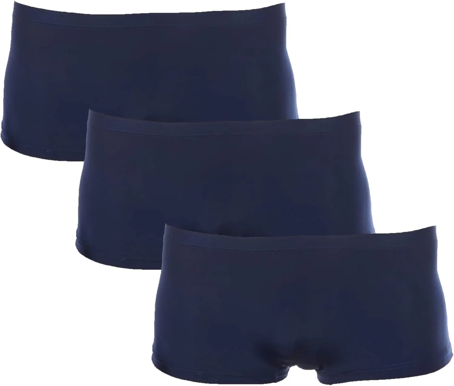 JEKE-DG Men's Ice Silk Breathable Boxer Briefs Sexy Low Rise Trunks Underwear Traceless Transparent Briefs