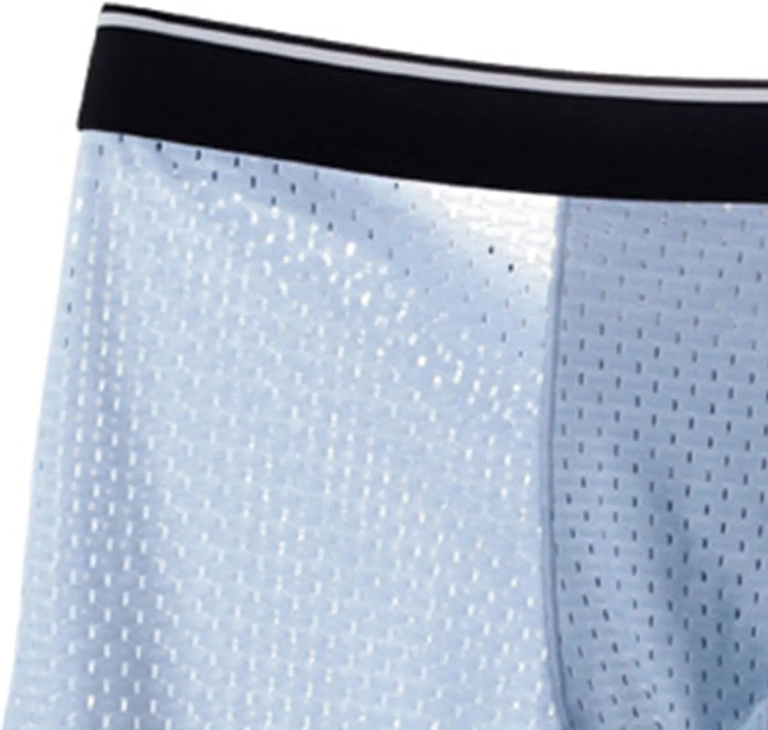 JEKE-DG Mens Ice Silk Breathable Mesh Boxers Sexy See Through Trunk Underwear Thin Bulge Pouch Boxer Briefs