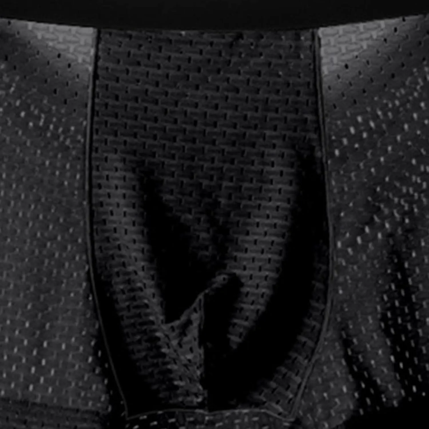 JEKE-DG Mens Ice Silk Breathable Mesh Boxers Sexy See Through Trunk Underwear Thin Bulge Pouch Boxer Briefs