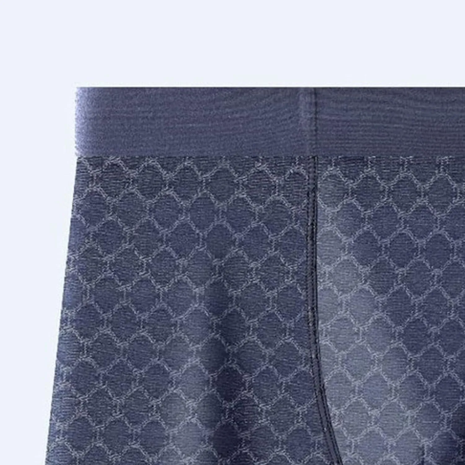 JEKE-DG Mens Ice Silk Mesh Boxer Briefs Breathable Cool Underwear Low Rise Stretch Boxers With Bulge Pouch