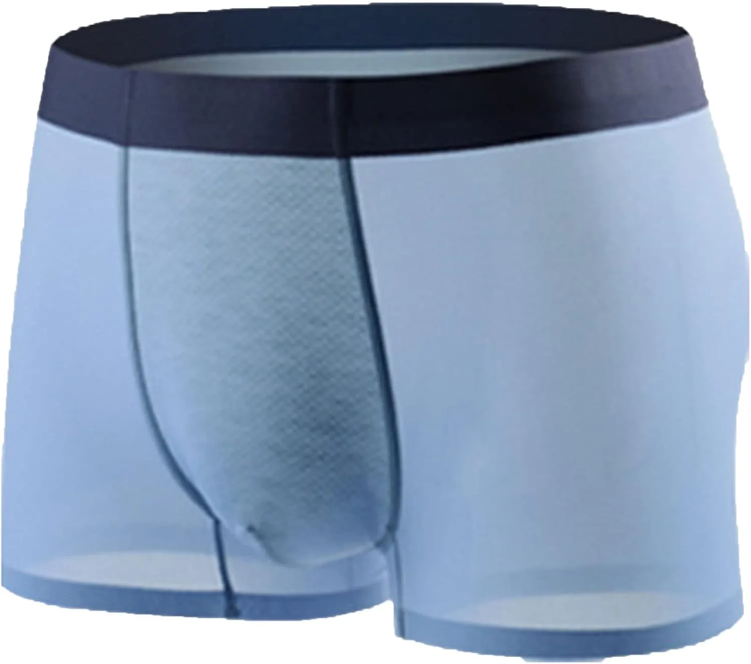 JEKE-DG Mens Ice Silk Thin Boxers Briefs Comfortable Cool Seamless Underwear U Convex Shorts Sport Trunks